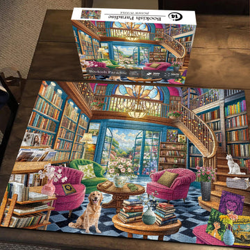 Bookish Paradise Jigsaw Puzzle 1000 Pieces